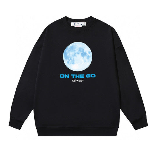 OFF-Whlte Heavyweight Moon Crewneck Sweatshirt