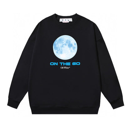 OFF-Whlte Heavyweight Moon Crewneck Sweatshirt