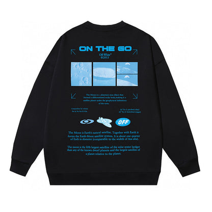 OFF-Whlte Heavyweight Moon Crewneck Sweatshirt