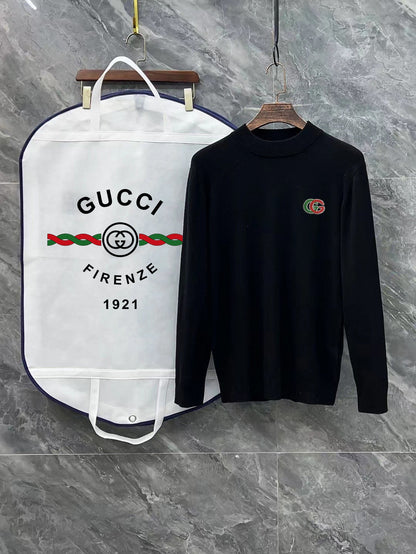 Gucci Embroidered Mock-Neck Sweater - Image 30