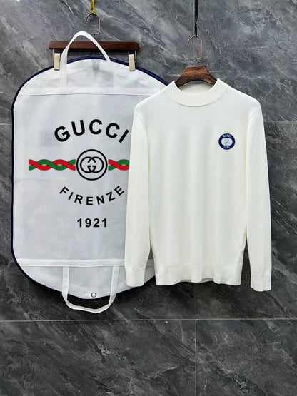 Gucci Embroidered Mock-Neck Sweater - Image 10