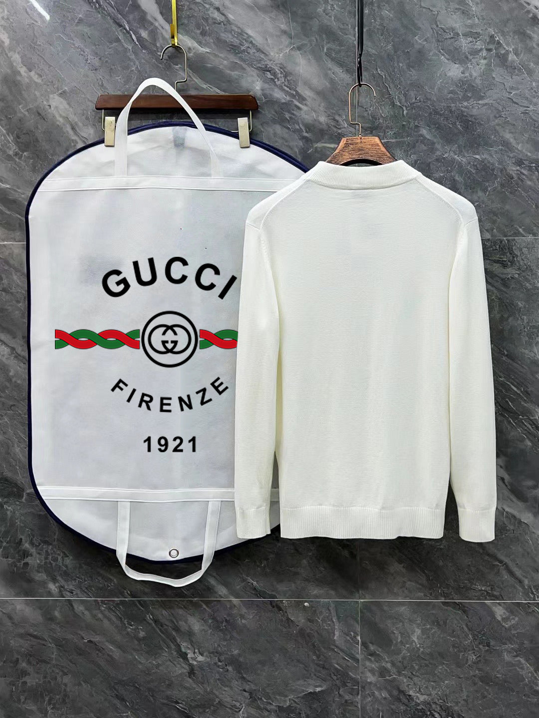 Gucci Embroidered Mock-Neck Sweater - Image 2