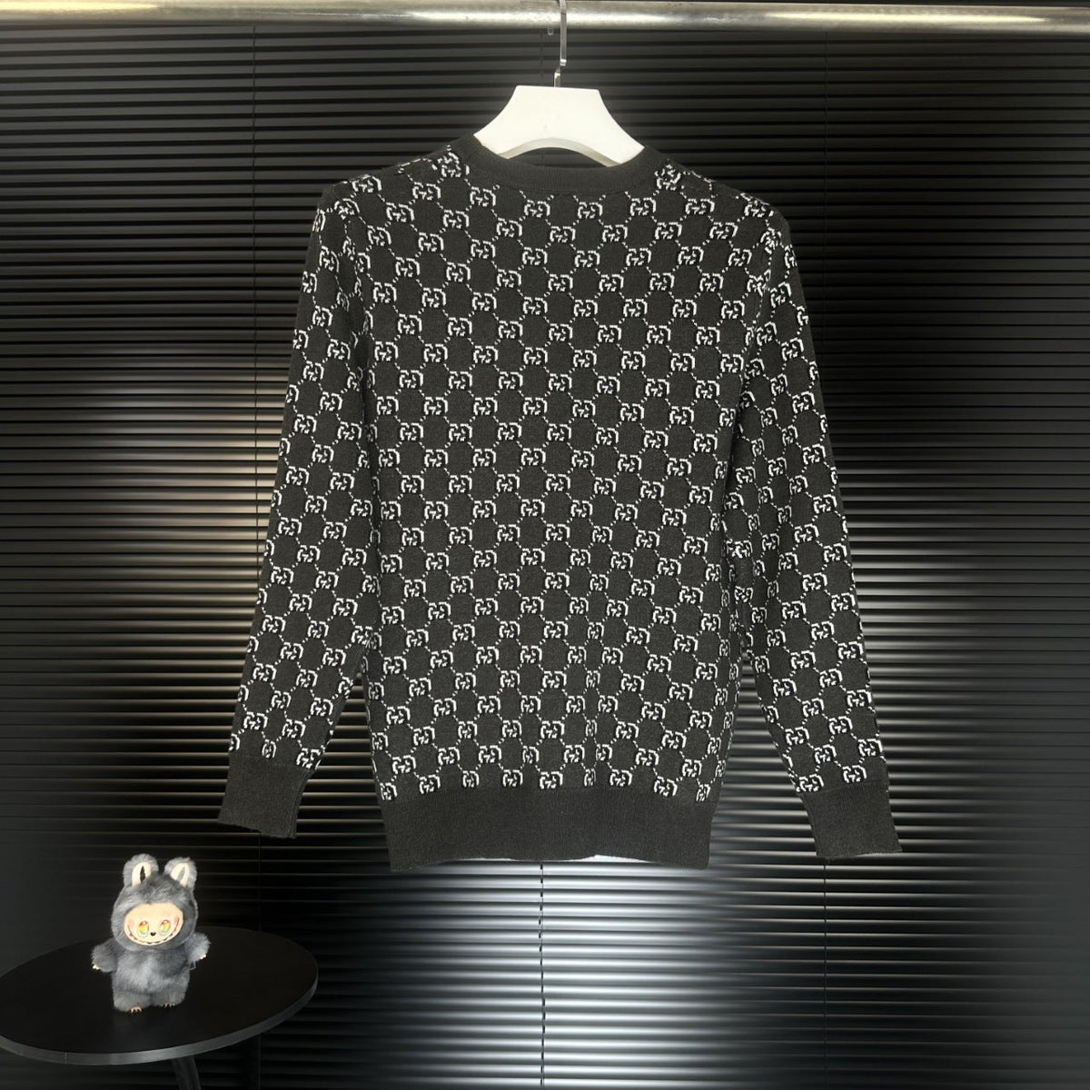 Gucci Double-G Jacquard Crewneck Sweater - Image 2