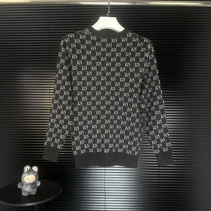 Gucci Double-G Jacquard Crewneck Sweater - Image 2