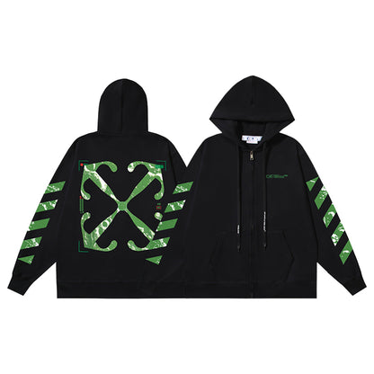 OFF-Whlte Arrow logo sports sweatshirt#8