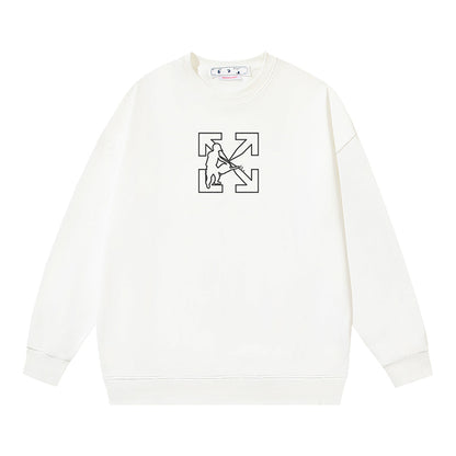 OFF-Whlte Arrow logo sports sweatshirt#114