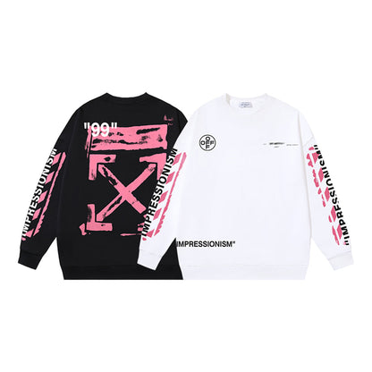 OFF-Whlte Arrow logo sports sweatshirt#2