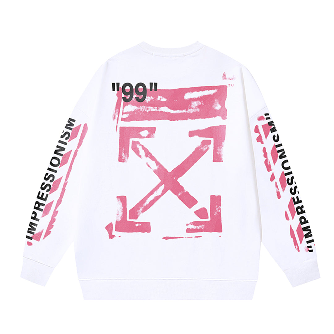 OFF-Whlte Arrow logo sports sweatshirt#2
