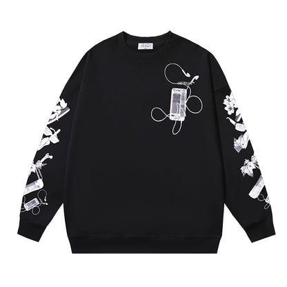 OFF-Whlte Arrow logo sports sweatshirt#1028