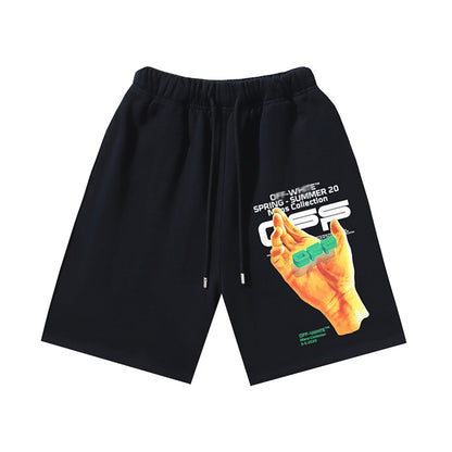 OFF-Whlte arrow print shorts#15